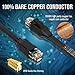 CableGeeker Ethernet Cable 25ft (Upgrade 30 AWG and Unique Patented) - Cat6 Ethernet Cable Support Cat5/Cat5e Network 250MHz 1Gbps - Flat Internet Network LAN Computer Cable for Xbox Modem Router