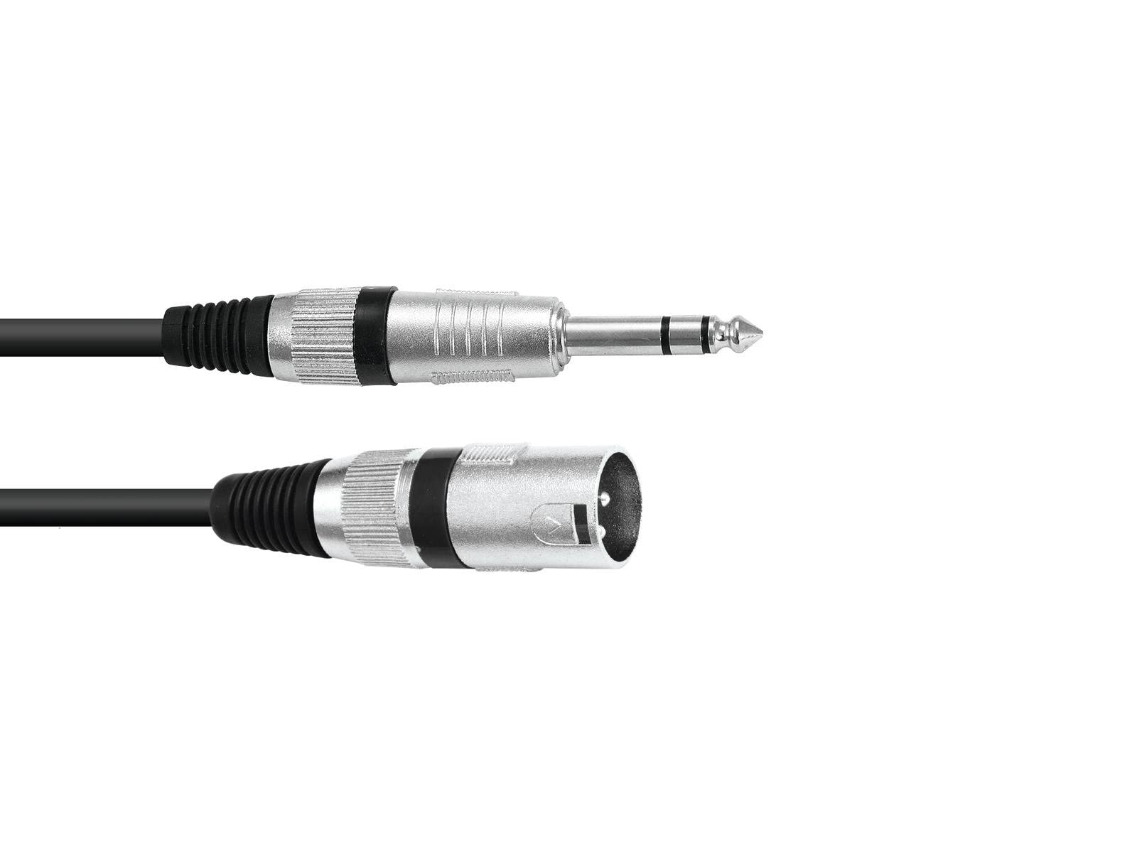 Cable XK-20 XLR-male/ 1/4"plug stere 2m