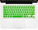Kuzy - GREEN Keyboard Silicone Cover Skin for MacBook Pro 13
