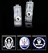 DELEIKA 2017 Maserati LOGO Car door LED logo projector Light ghost shadow light For Quattroporte Ghibli GranTurismo GranCabrio Levante (Ghibli, LOGO:3)