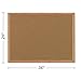 MasterVision Maya Series Self-Healing Cork Bulletin Board, Wall Mounting Push Pin Cork Board, 24