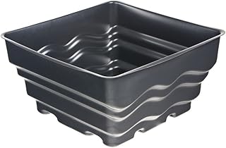"Heissner B080-00 PE-Terrassen-Becken quadratisch 70 Liter, perfekt für Terrassen und Balkone