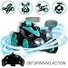 PALA PERRA Rc Cars, 360 Degree Flips Stunt Car, Flexible Remote Control Car, 1:24 Scale Rc Stunt Car Ideal Gifts for Boys & Girls Birthday & Christmas, Lake Blue