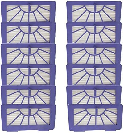 12pcs HEPA Filter for Neato Vacuum Robot Cleaner (XV-21 XV Signature Pro XV-11 XV-12 XV-15), YTJ Replacement Filters Kit (945-0048) Pet &amp; Allergy Filter *12-Pack*