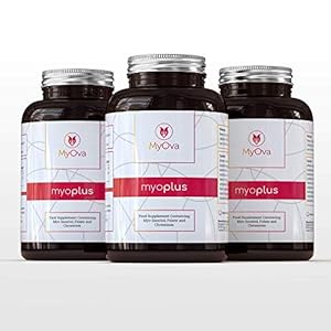 6 Pack of MyOva myoplus – Natural Supplement for PCOS with 4000mg Myo-Inositol + 200ug Folate + 100ug Chromium – 180 Days Supply, 720 Tablets – Made in The UK