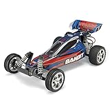 Traxxas 24054-1 Bandit 1/10 Scale 2WD Off-Road Buggy with TQ 2.4GHz Radio, Blue