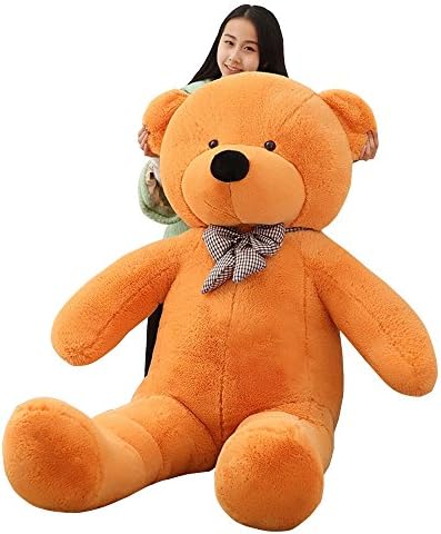 Misscindy Giant Stuffed Teddy Bear for Girlfriend Cute and Adroable Light Brown 5 Feet