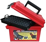 MTM Handgun Conceal Carry Case (Red)