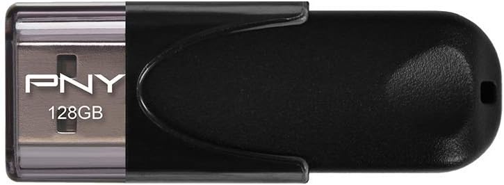 PNY Attaché 4 128GB USB 2.0 Flash Drive FD128ATT4-EF Capless Key Loop
