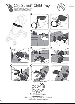city select double stroller snack tray