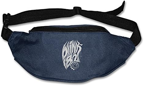 Blink 182 Logo Outdoor Sports Travel Fanny Pack Waist Bag Navy
