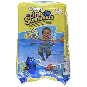 Huggies Little Swimmers Disposable Swim Diapers, X-Small (7lb-18lb.), 12-Count