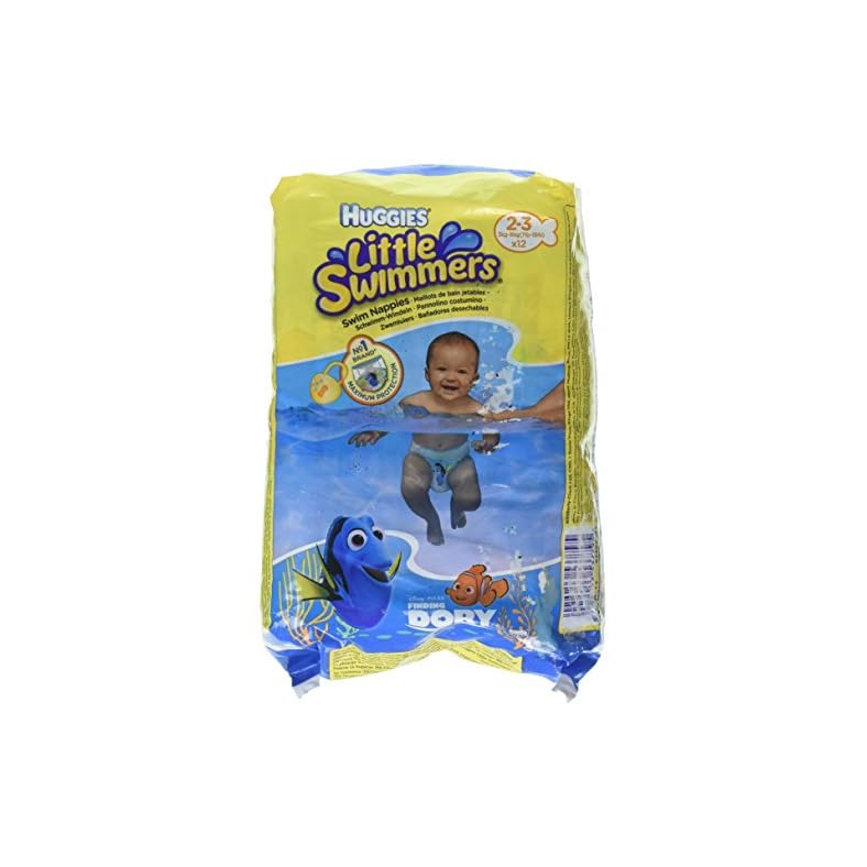 Huggies Little Swimmers Disposable Swim Diapers, X-Small (7lb-18lb.), 12-Count