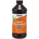 NOW Supplements, Liquid Chlorophyll, Super Concentrated, Internal Deodorizer, Mint Flavor, 16-Ounce