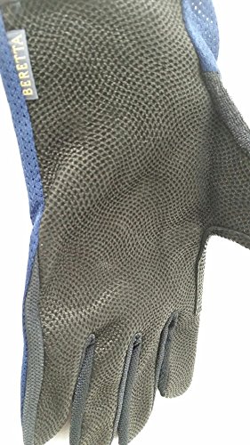 Beretta Men's Mesh Full Finger Shooting Glove, Navy, XX-Large
