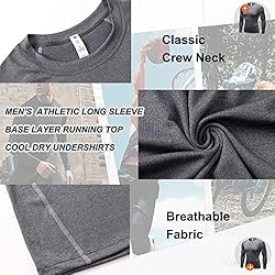 Men's Compression Shirts Long Sleeve Athletic Cool