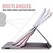 iPad 4 Case,iPad 2 Case,iPad 3 Case, BENTOBEN Apple Pencil Holder 360 Rotating Magnetic Smart Cover Auto Sleep and Wake Up Premium Synthetic Leather with Kickstand [Patented Pattern],Rose Gold