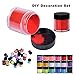 Acrylic Nail Powder, Sixpi 24 Colors Acrylic Nail Art Tips Design Powder Dust - UV Gel Nail Acrylic Color Powder Decoration 3D Manicure (24 Colors Nail Art)