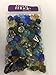 Czech Glass Pressed Flower Cup Bead Mix 100 pc