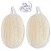 BERGMAN KELLY Exfoliating Loofah Sponge Pads with Hook, 2 Pack