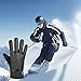 GLOUE Men’s Gloves Waterproof Touchscreen Thick Gloves Keep Warm in Winter Outdoor Cycling Gloves For Men, Black … (03)