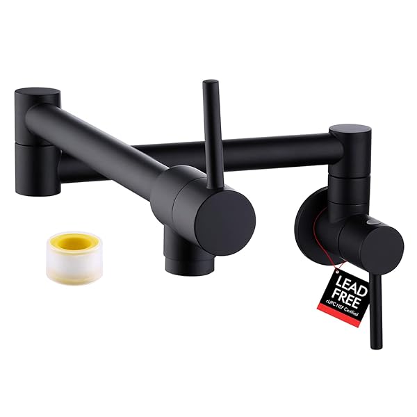 KES POT FILLER FOLDING KITCHEN FAUCET DOUBLE JOINT...