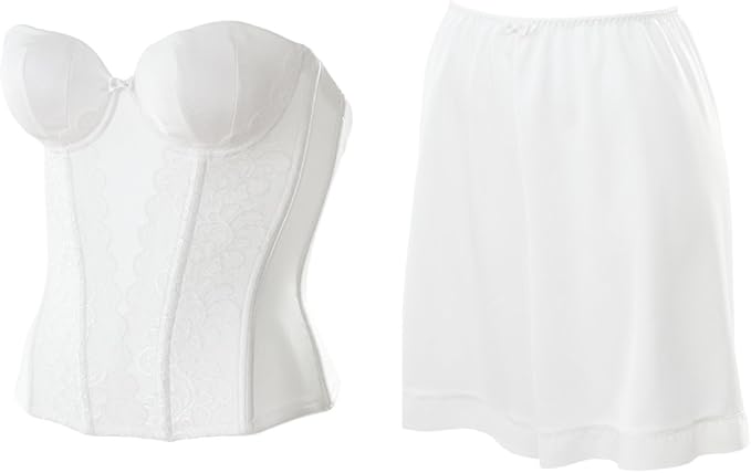 Amazon ハグブライダル ブライダル インナー2点セット ビスチェ フレアパンツ グレイスリュクス ウェディングインナー ドレスインナー 補正下着 通販