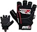 RDX Weight Lifting Gloves for Gym Workout - Breathable with Padded Anti Slip Palm Protection - Great for Fitness, Bodybuilding, Powerlifting, Strength Training, Weightlifting, Cycling & Exercise