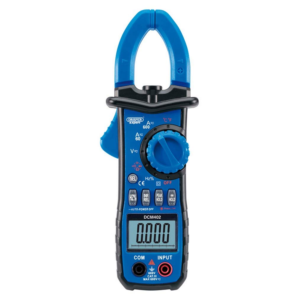 Draper 41967 Digital Clamp Meter (Auto and Manual-Ranging)