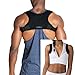 Discreet Posture Corrector for Men and Women That Provides Gentle Clavicle and Shoulder Support, Prevents Slouching and Alleviates Upper Back and Neck Pain | Size Regular