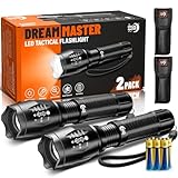 Dream Master 2 Pack LED Flashlights High Lumens