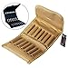 CyberDyer Molle EDC Rifle Ammo Bag Utility Hunting Rifle Magazine Pouch 14 Rifle Shells Cartridge Carrier Case (Khaki)