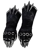 Black Panther Claw Gloves Deluxe Warrior Pack Gauntlet Cosplay Costume Props Xcoser