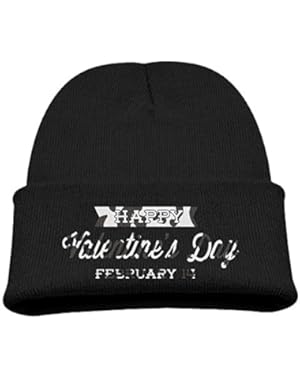 Happy Valentine's Day Milk Baby Warm Hat Lovely Cotton Cap Beanies