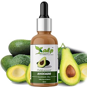 Kalp Avocado oil-100% Natural Moisturizer For Hair, Face & Skin Rich with Retinol & Vitamin E To Reduce Wrinkles & Dryness(30ML)