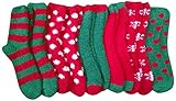 Excell Women Christmas Fun Colorful Printed Holiday Socks