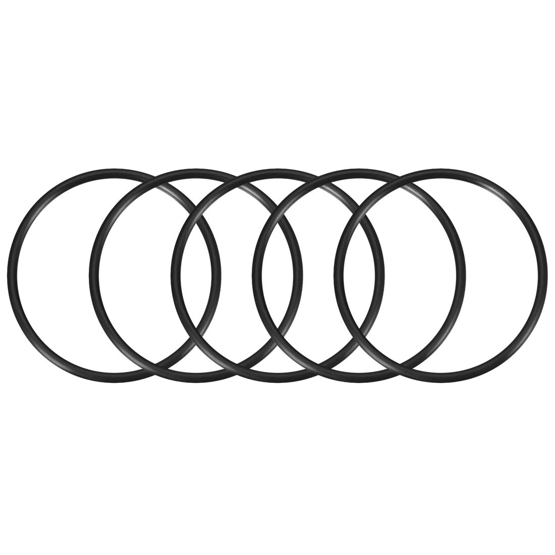 sourcing map Nitrile Rubber O-Rings 95mm OD 85mm ID 5mm Width, Metric Sealing Gasket for Automotive Machine Plumbing, Pack of 5