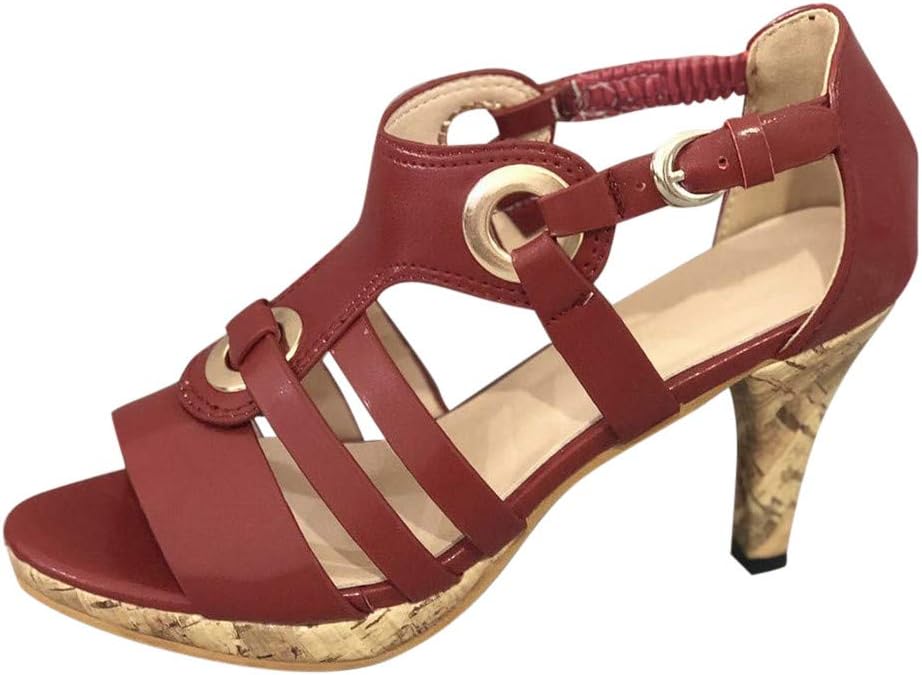 amazon ladies red sandals