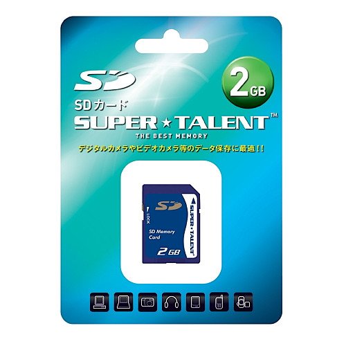 SuperTalent SDカード 2GBの商品画像