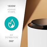 Duux Threesixty 2 Smart Ceramic Heater White 1800W Fan Alexa Google Assistant view 4