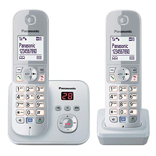 Panasonic Kx-Tg6822 Téléphones Sans Fil Répondeur Écran, Version Allemande [Version Allemande]