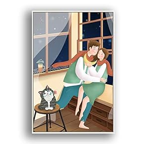Framed Canvas Wall Art for Living Room, Bedroom Flow in The Dream Canvas Prints for Modern Home Decoration Ready to Hang - 16"x24" inches