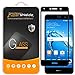 Supershieldz (2 Pack) Designed for Huawei Ascend XT2 Tempered Glass Screen Protector, (Full Screen Coverage) Anti Scratch, Bubble Free (Black)