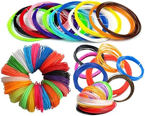 NEW 26pc 3D Pen Refills Filament - 1.75mm ABS 520 Linear Feet - 20 Foot / Colour -26 Different Colors Super Pack. 6 Glow In The Dark Colors. The possibilities are Beyond Affinity!