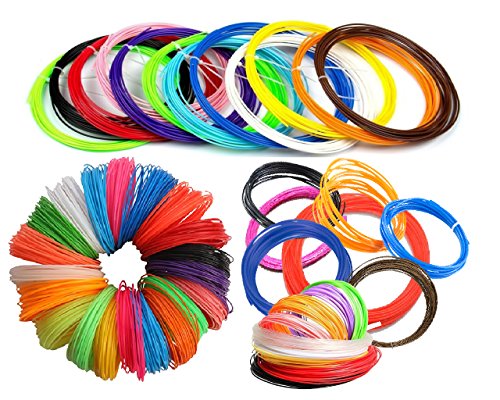 NEW 26pc 3D Pen Refills Filament - 1.75mm ABS 520 Linear Feet - 20 Foot / Colour -26 Different Colors Super Pack. 6 Glow In The Dark Colors. The possibilities are Beyond Affinity!