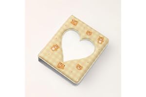 36 Cards Kpop Card Binder Name Card Book Photocard Holder Cute Bear Photo Album 3 Inch Love Heart Hollow Picture Storage Case