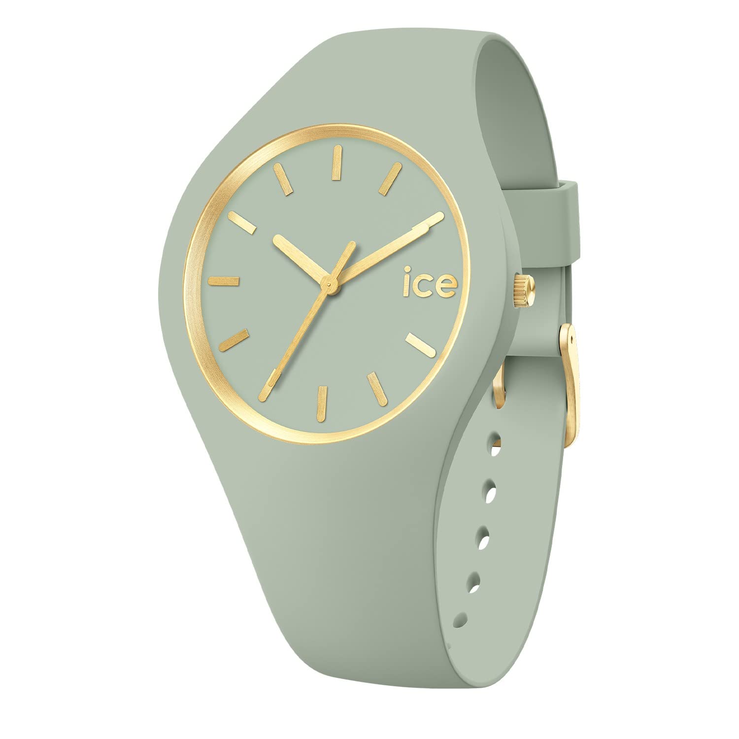 ICE-WATCH - ICE glam brushed Jade - Women's wristwatch with silicon strap - 020542 (Small)