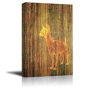 signwin Canvas Wall Art Abstract Animal Lines Art...