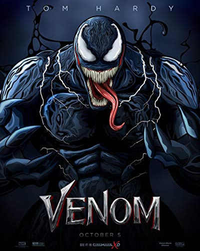 VENOM - 11"x17" Original Promo Movie Poster 2018 Tom Hardy Marvel Cinemark