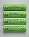 BRIGHT ZEAL Pack of 4 AA High Capacity Battery Replacements for Solar Garden Lights 204 (1.2V, 600mAh) 1012